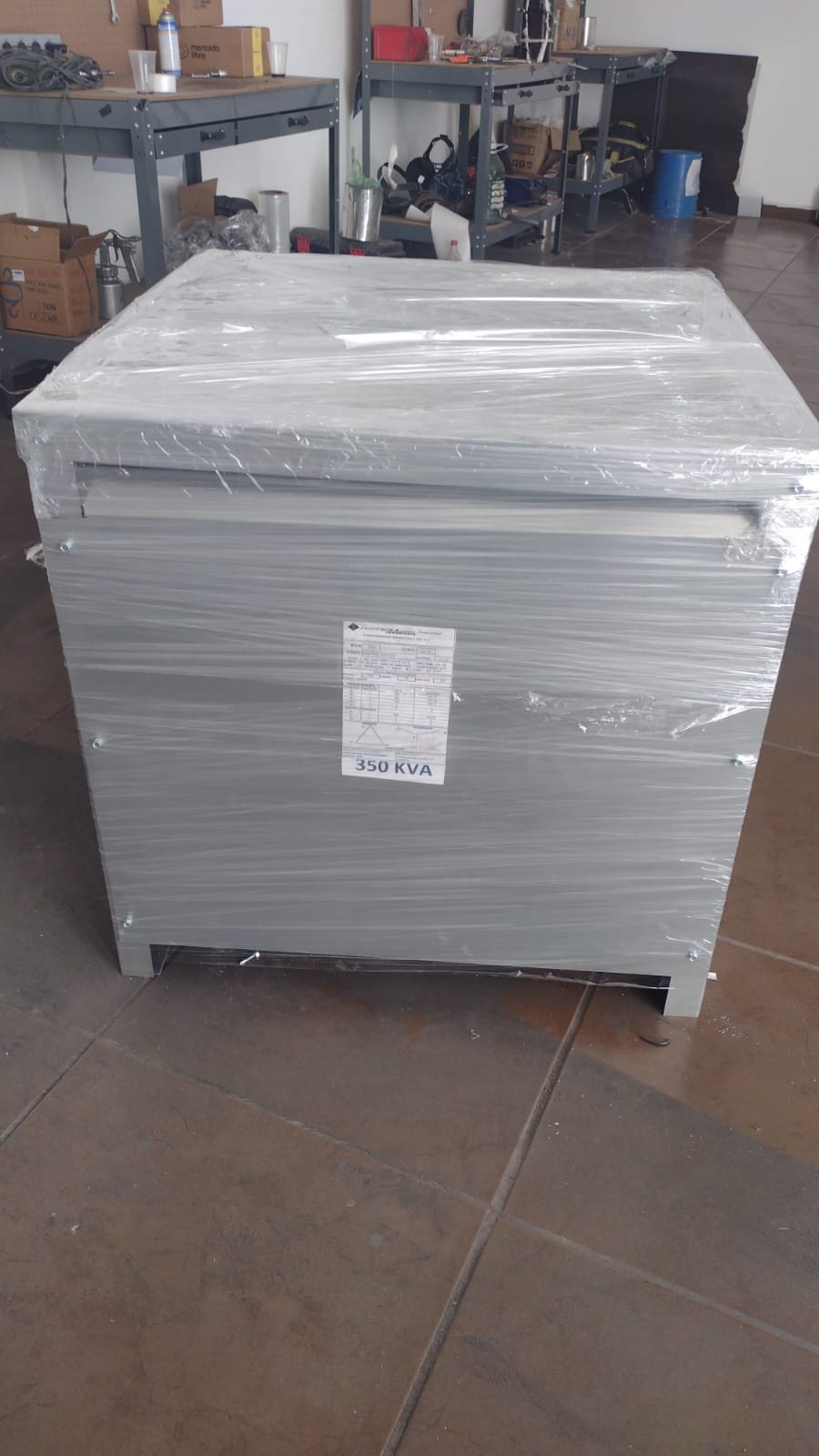 Transformador Trifasico Tipo seco 350 kva , 220/380/400/440/460/480 V