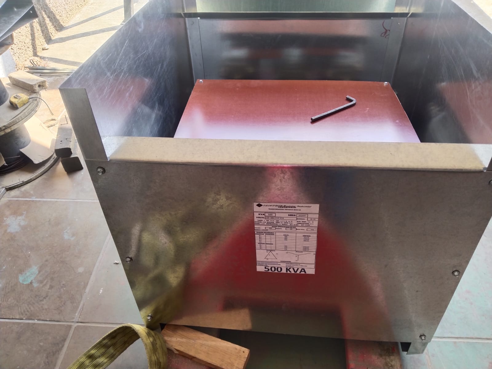 Transformador Trifasico Tipo seco 500 kva , 220/380/400/440/460/480 V
